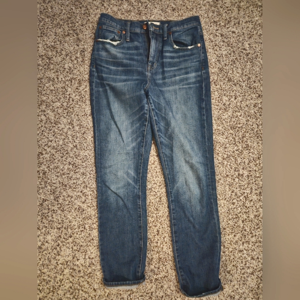 Madewell High Rise Slim Boyjean
